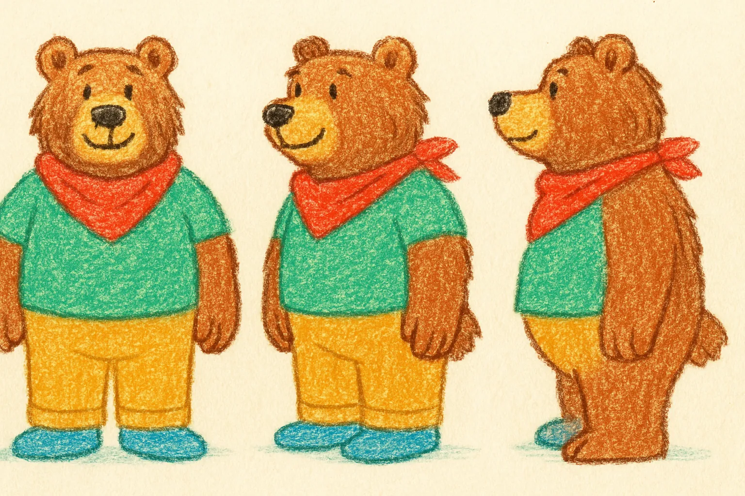 Model sheet for Ben