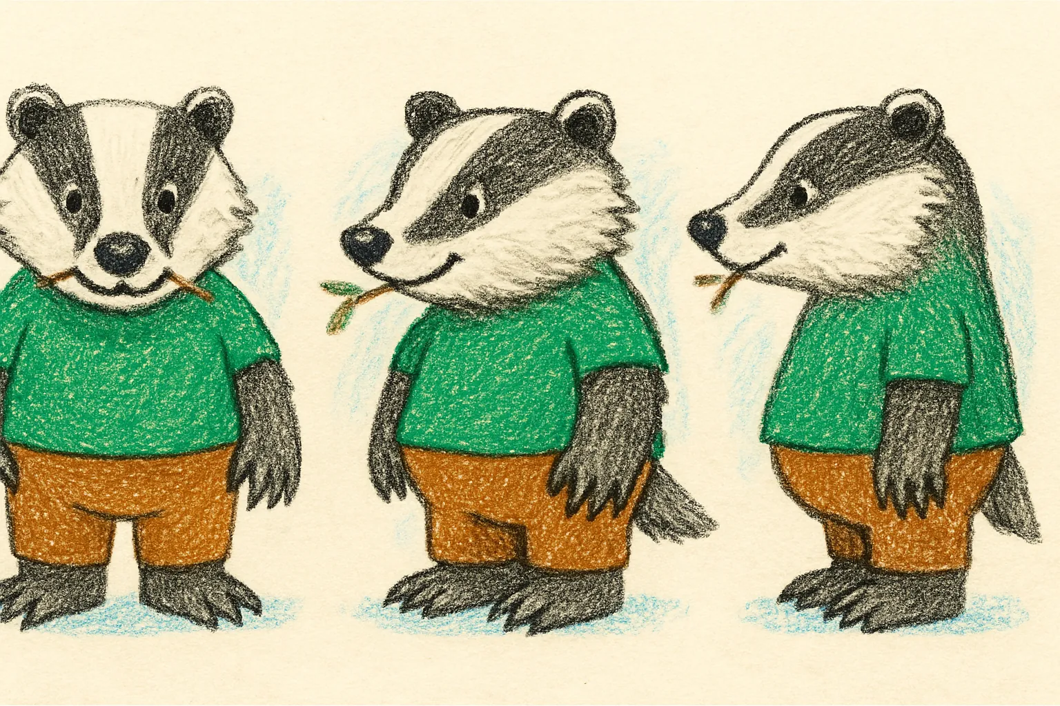 Model sheet for Kurt