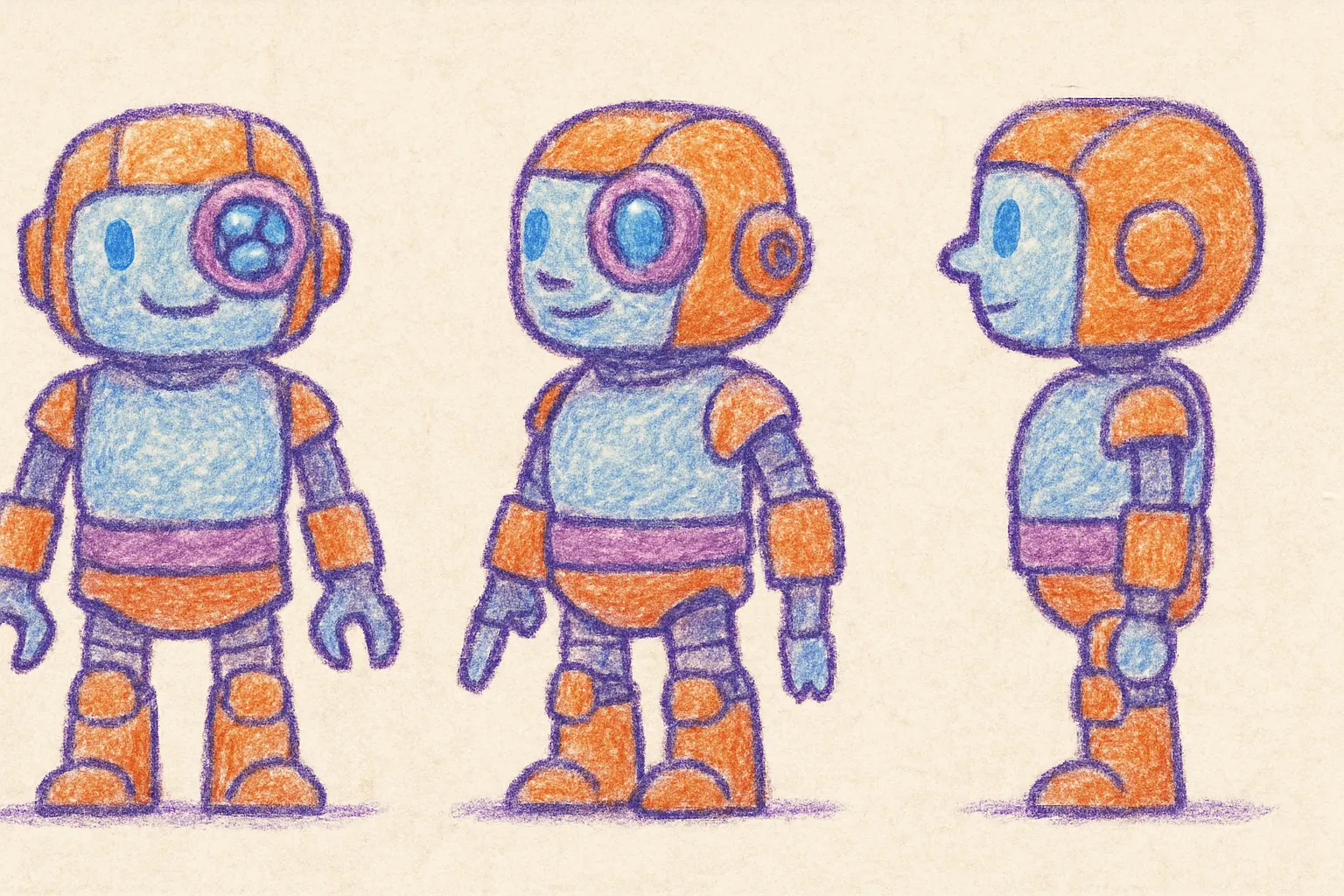 Model sheet for Тина