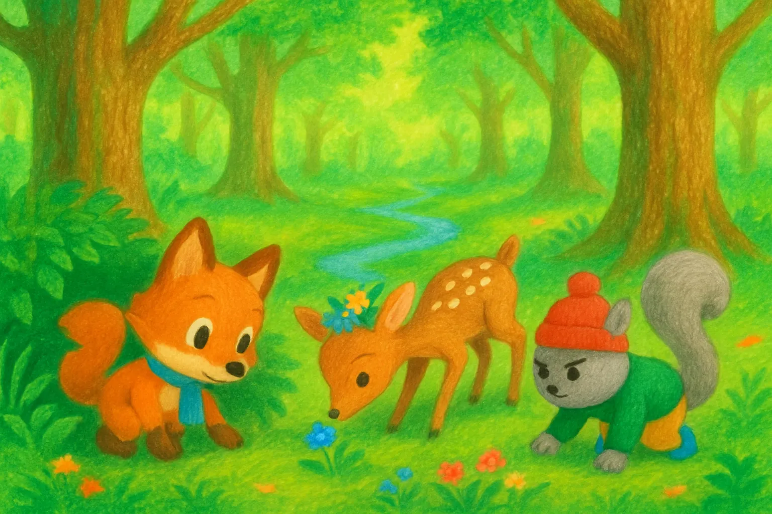 They try to find more berries but fail.