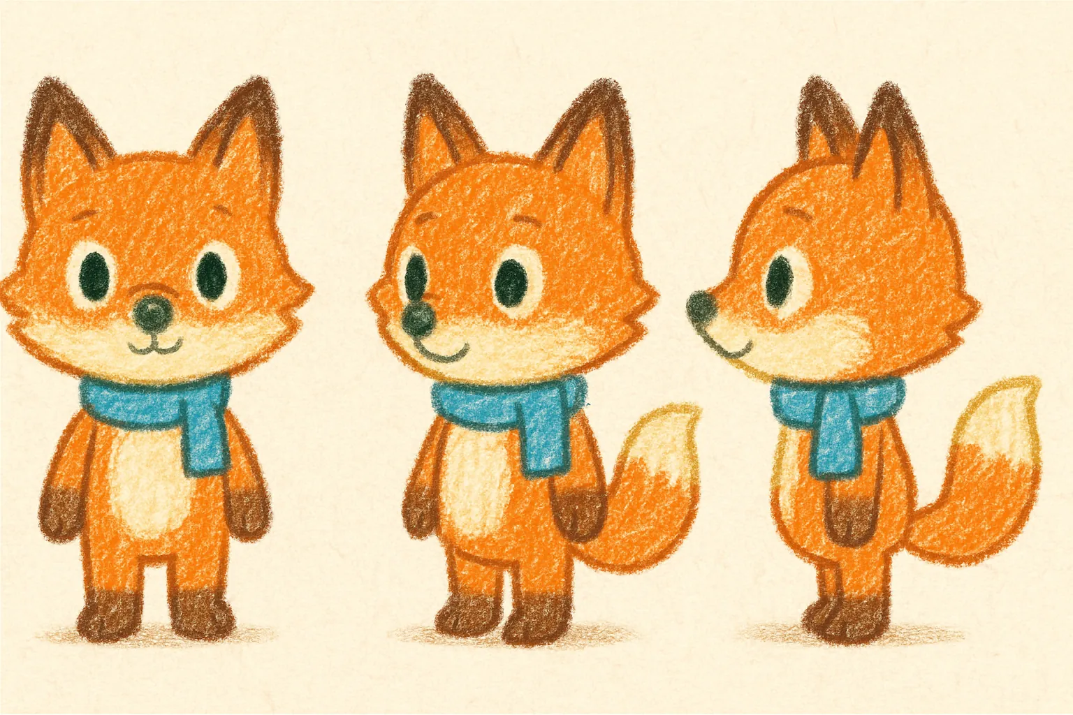 Model sheet for Bryn