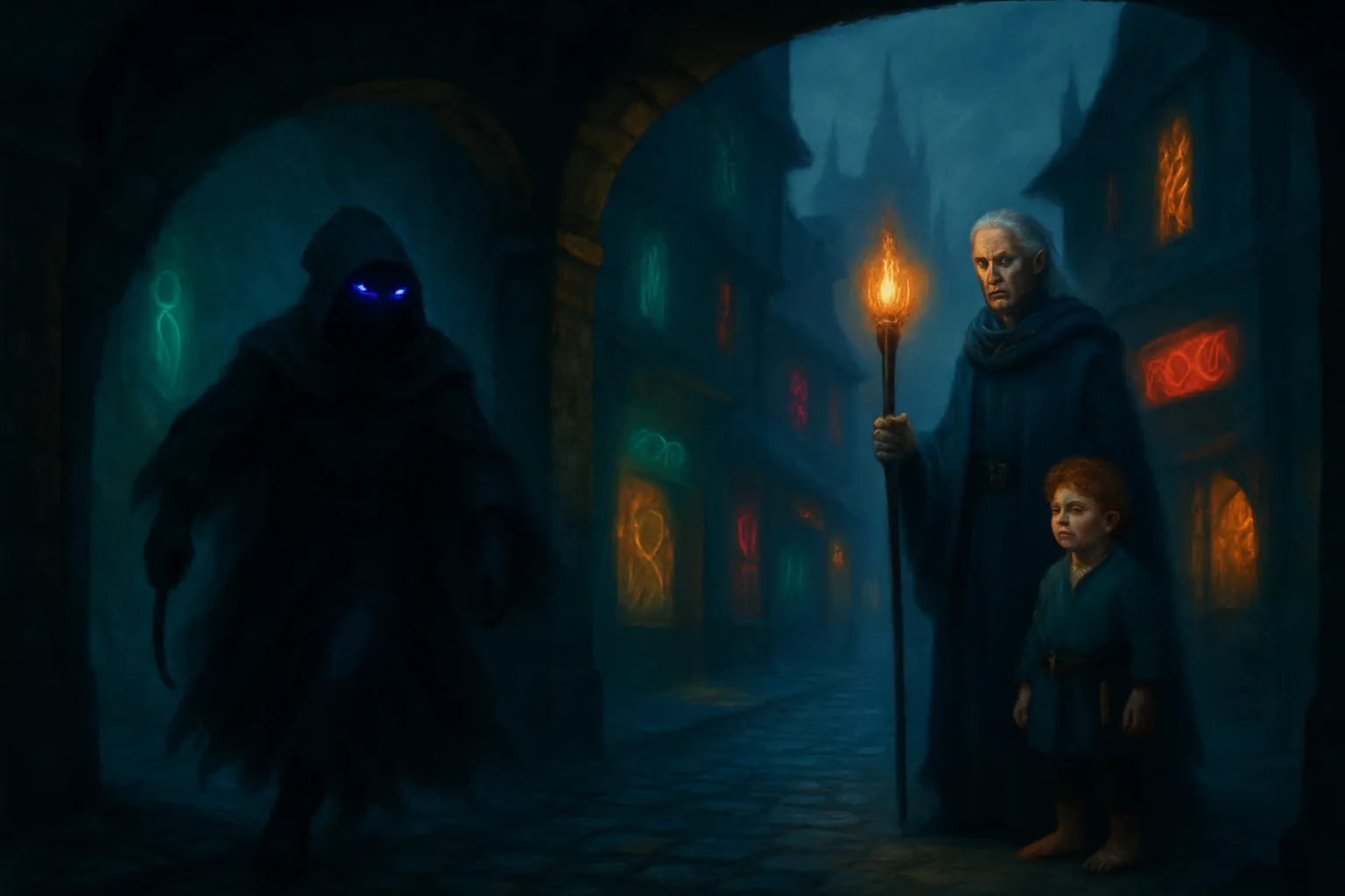 Nix minatur ut necetur qui eum sequitur, et Luma et Vero audiunt vocem tenebrosam quae admonet eos discedere.
