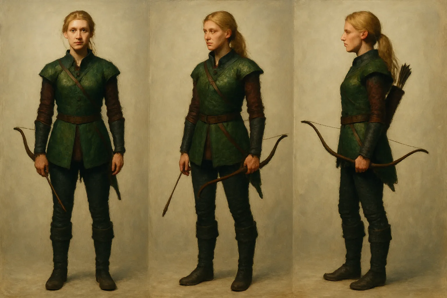 Model sheet for Lena