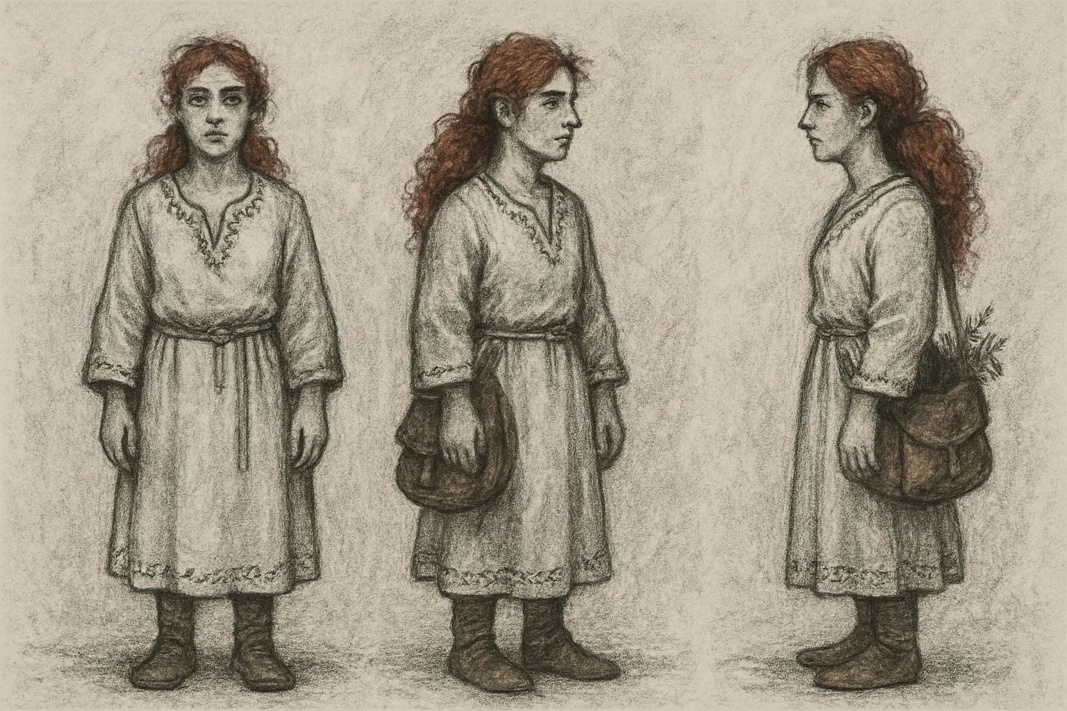 Model sheet for Blanca